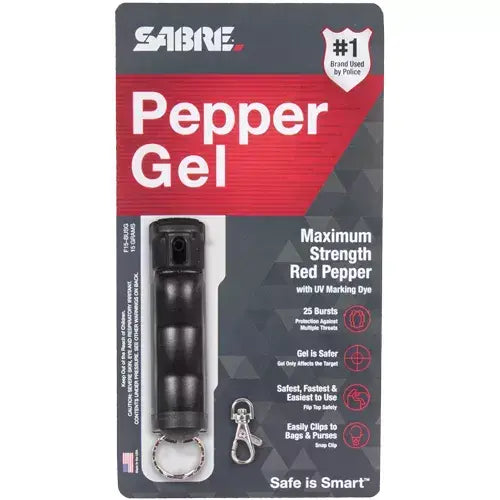 Sabre Red Pepper Gel 15 Grams Hard Case